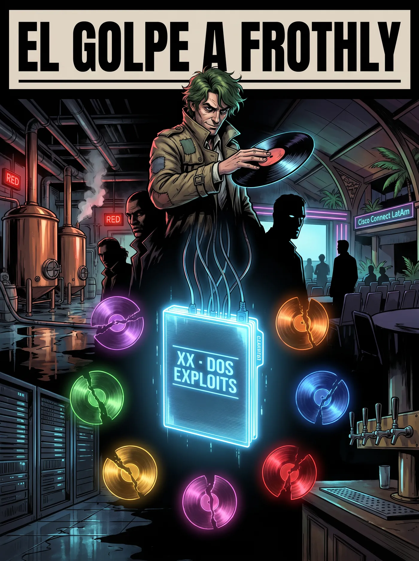 El Golpe a Frothly — portada del cómic